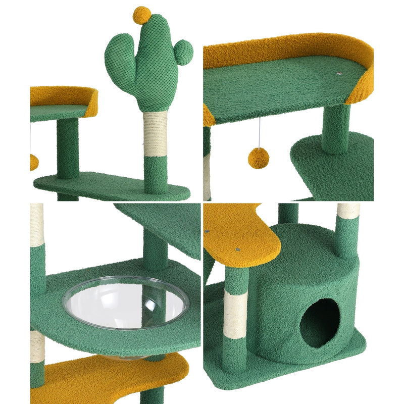 144cm Cat Tree/Tower Scratching Post  Pet Condo House Furniture Scratcher