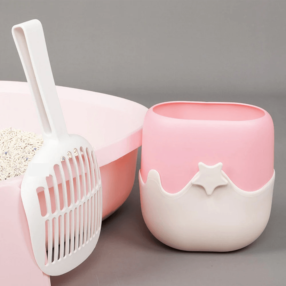 Cat Litter Scoop with Holder Set Fresh Grass - Cat Factory Au