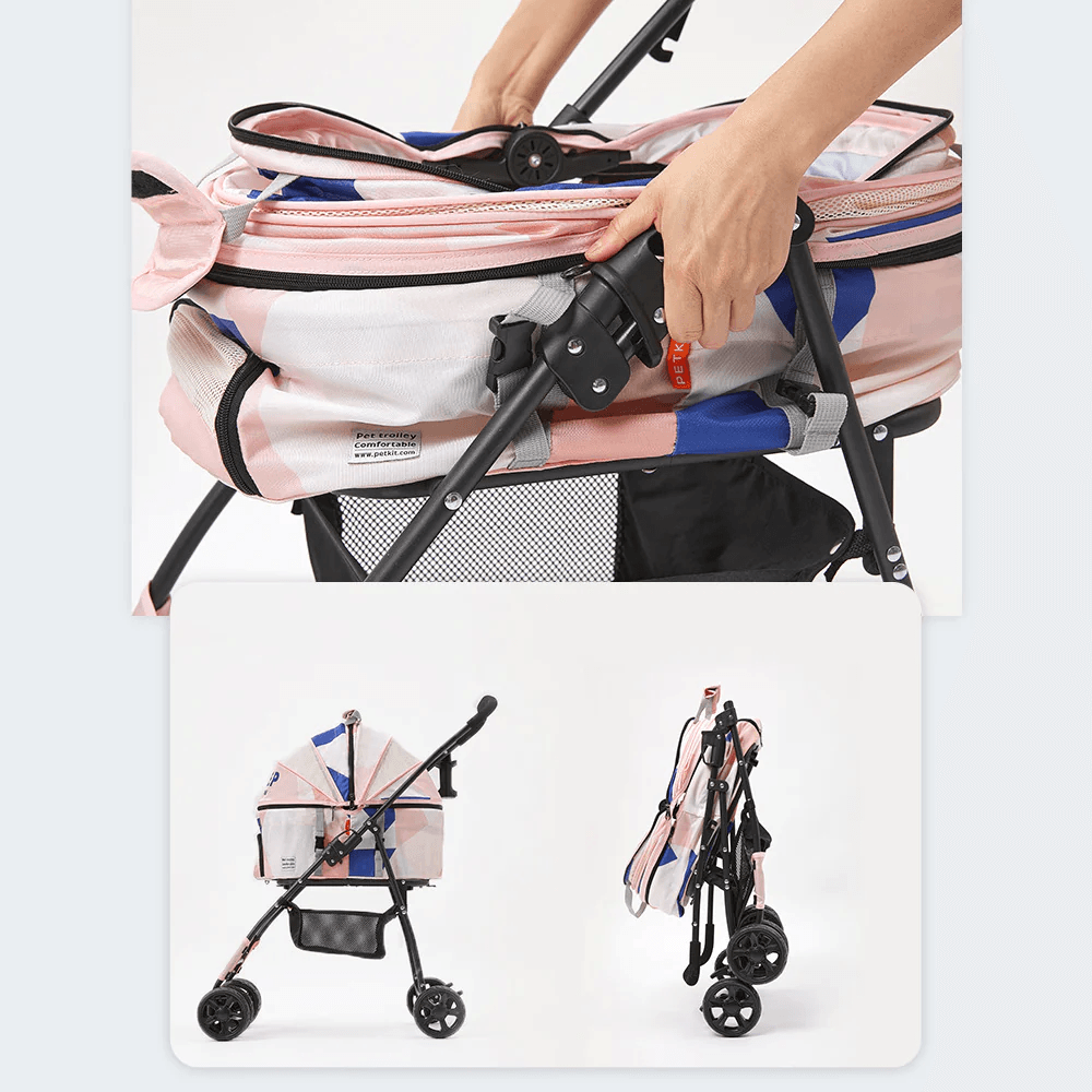 PETKIT Bon Voyage Pink Pet Stroller - Cat Factory Au