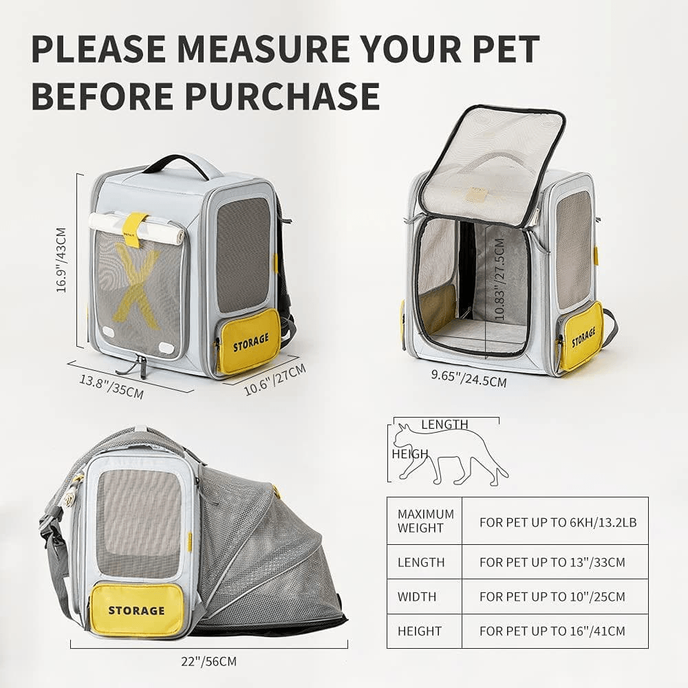 PETKIT Breezy X ZONE Grey Pet Carrier - Cat Factory Au