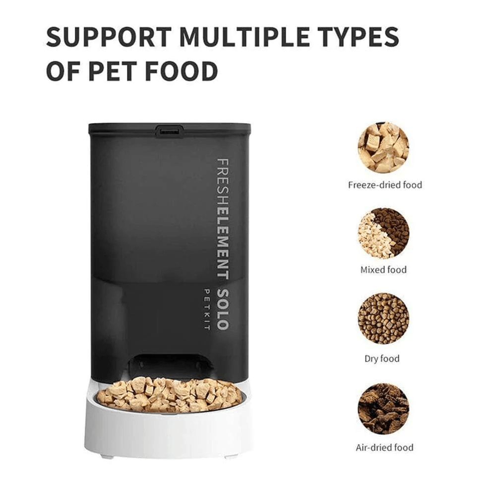 PETKIT Dark Grey Fresh Element Solo Pet Feeder - Cat Factory Au