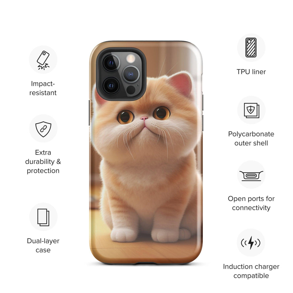 Tough Case for iPhone® - "Journey with Blook" - Cat Factory Au