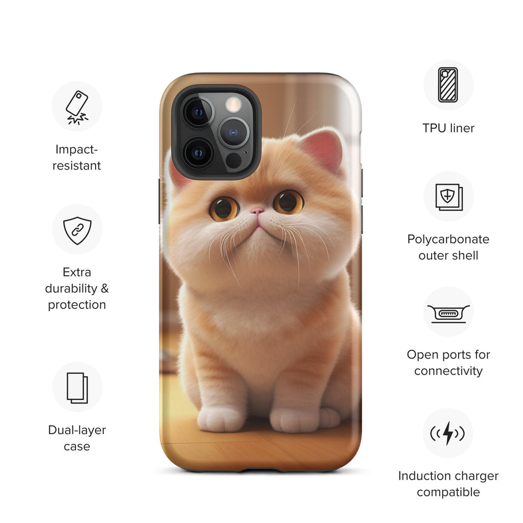 Tough Case for iPhone® - "Journey with Blook" - Cat Factory Au