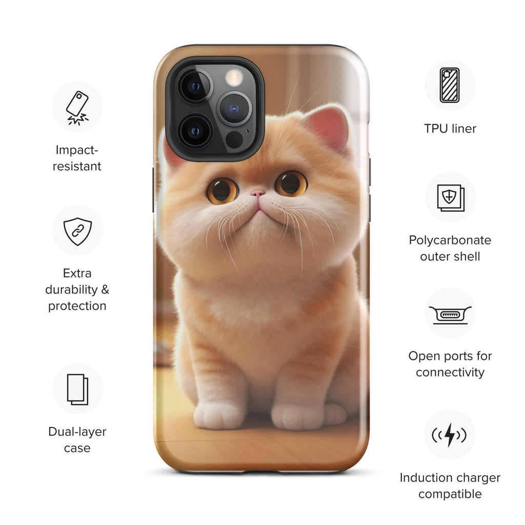 Tough Case for iPhone® - "Journey with Blook" - Cat Factory Au