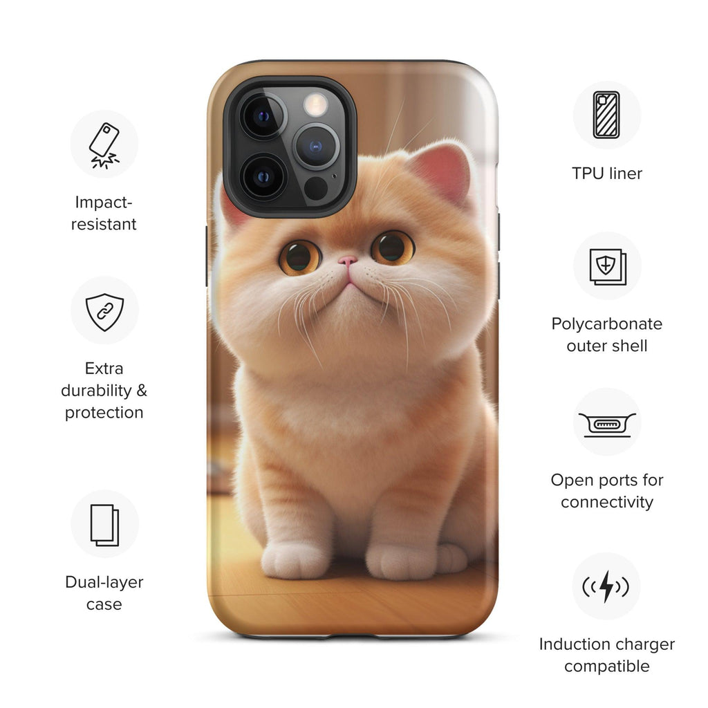 Tough Case for iPhone® - "Journey with Blook" - Cat Factory Au