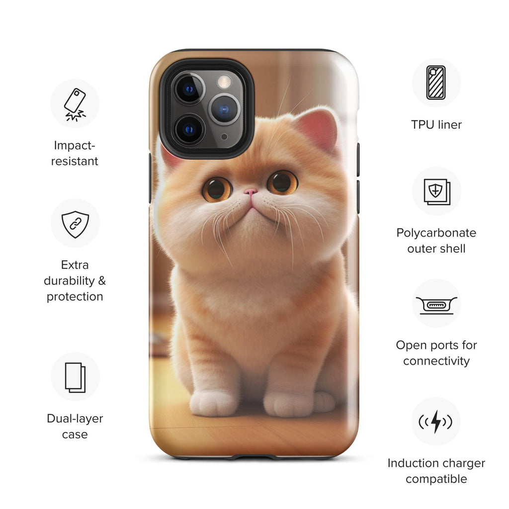 Tough Case for iPhone® - "Journey with Blook" - Cat Factory Au