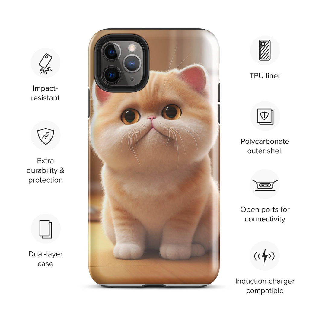 Tough Case for iPhone® - "Journey with Blook" - Cat Factory Au