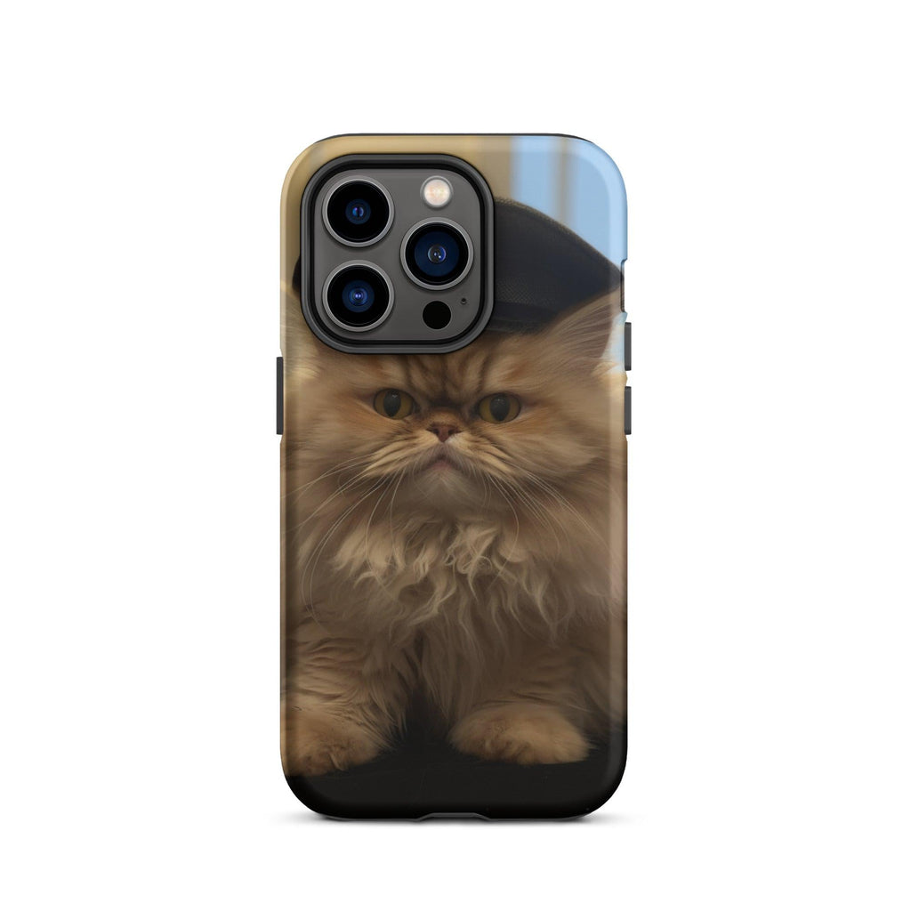 Tough Case for iPhone® - "Journey with Boss" - Cat Factory Au