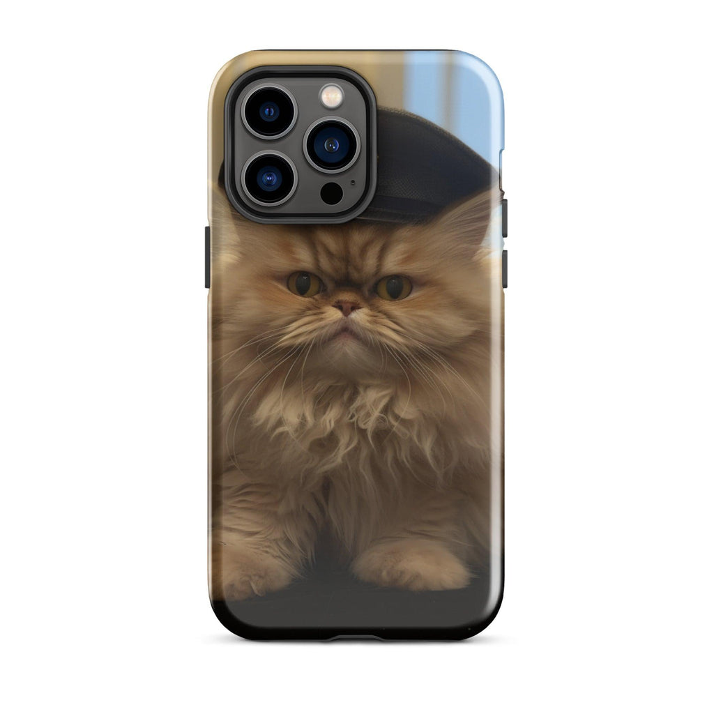 Tough Case for iPhone® - "Journey with Boss" - Cat Factory Au