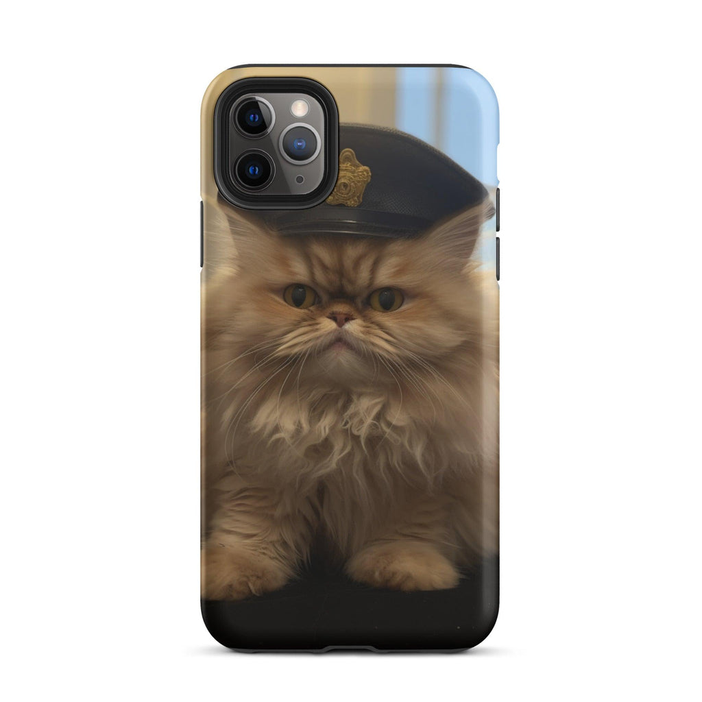 Tough Case for iPhone® - "Journey with Boss" - Cat Factory Au