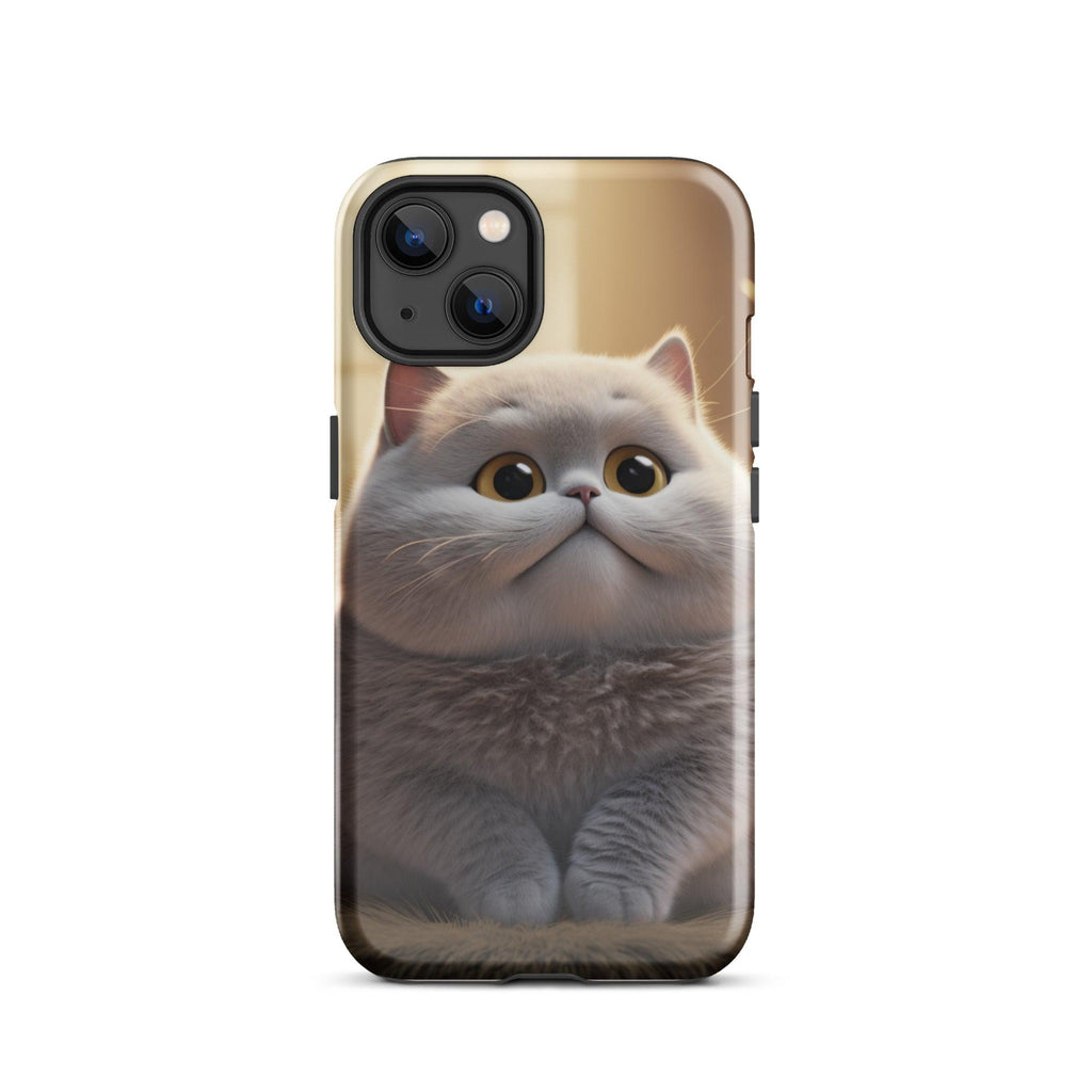 Tough Case for iPhone® - "Journey with Bulu Blu" - Cat Factory Au