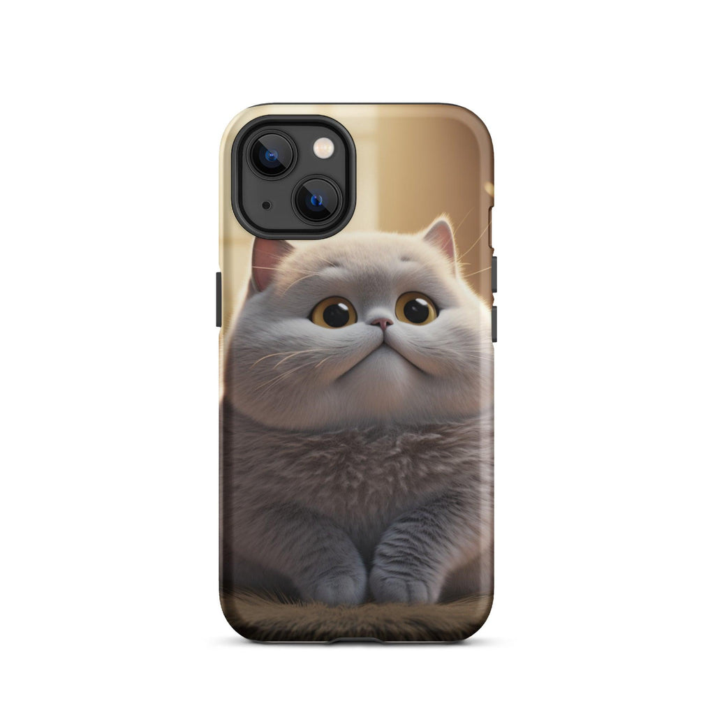 Tough Case for iPhone® - "Journey with Bulu Blu" - Cat Factory Au