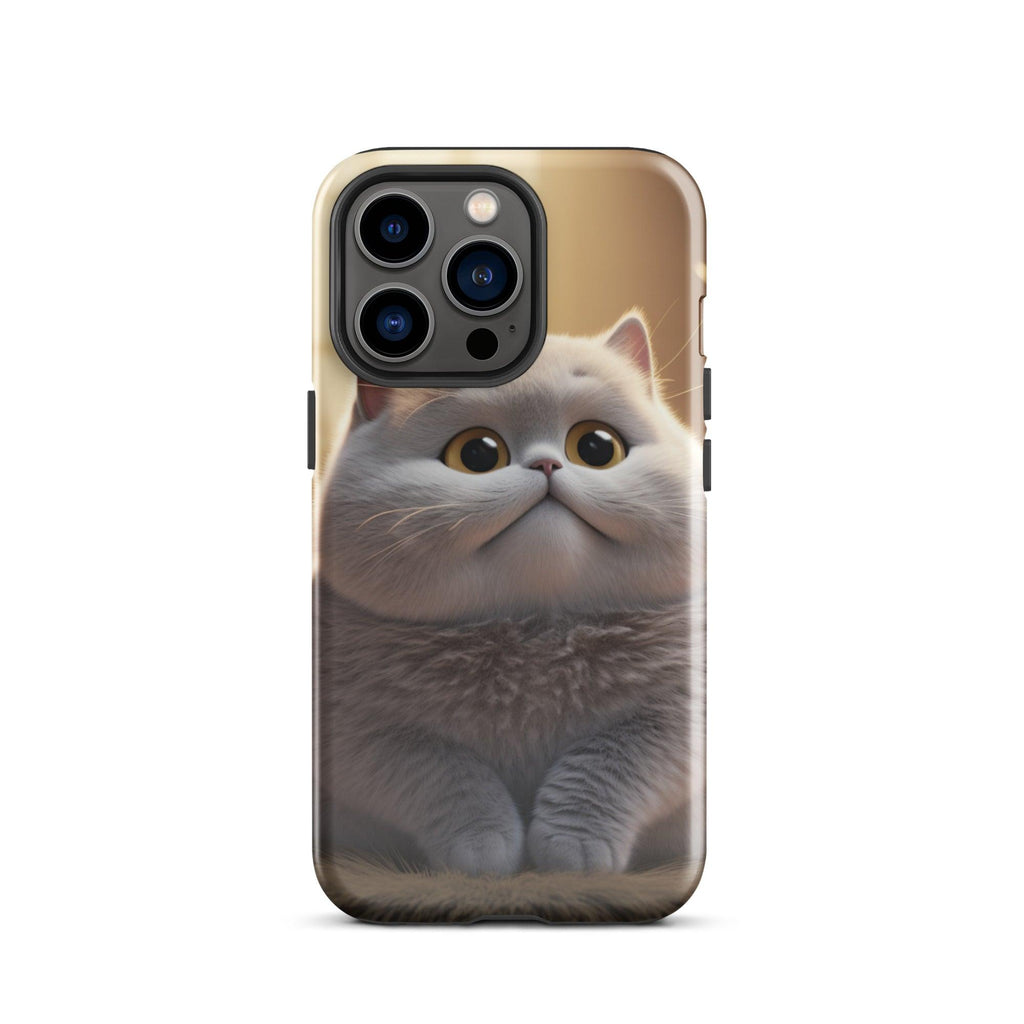 Tough Case for iPhone® - "Journey with Bulu Blu" - Cat Factory Au