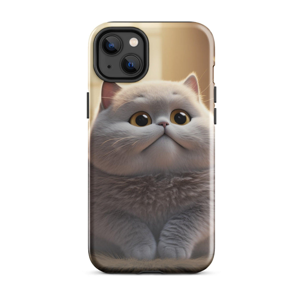 Tough Case for iPhone® - "Journey with Bulu Blu" - Cat Factory Au