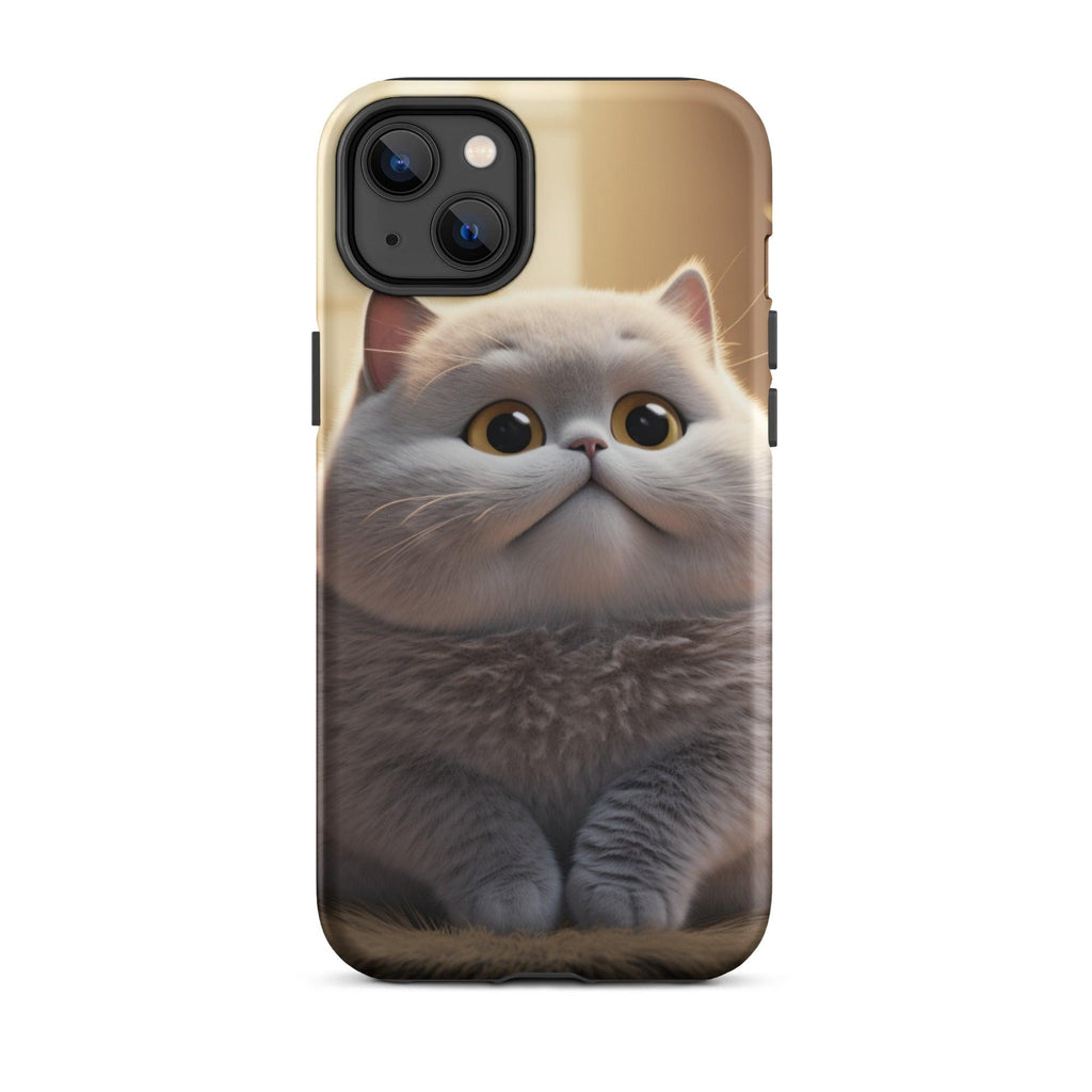 Tough Case for iPhone® - "Journey with Bulu Blu" - Cat Factory Au