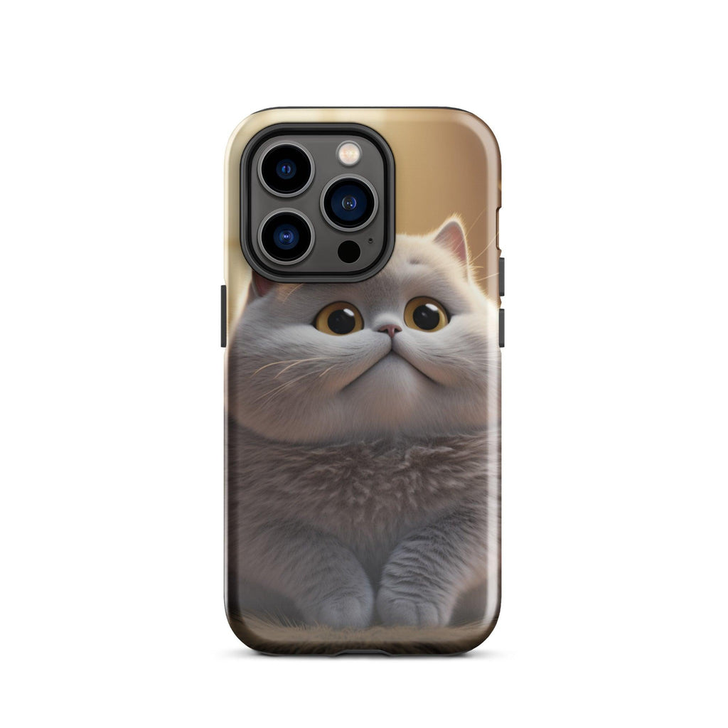 Tough Case for iPhone® - "Journey with Bulu Blu" - Cat Factory Au