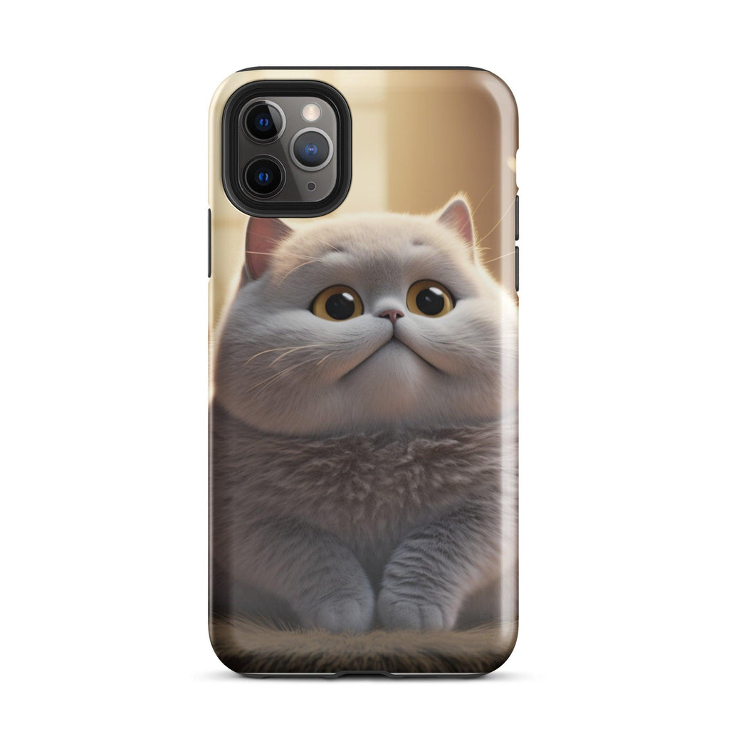 Tough Case for iPhone® - "Journey with Bulu Blu" - Cat Factory Au