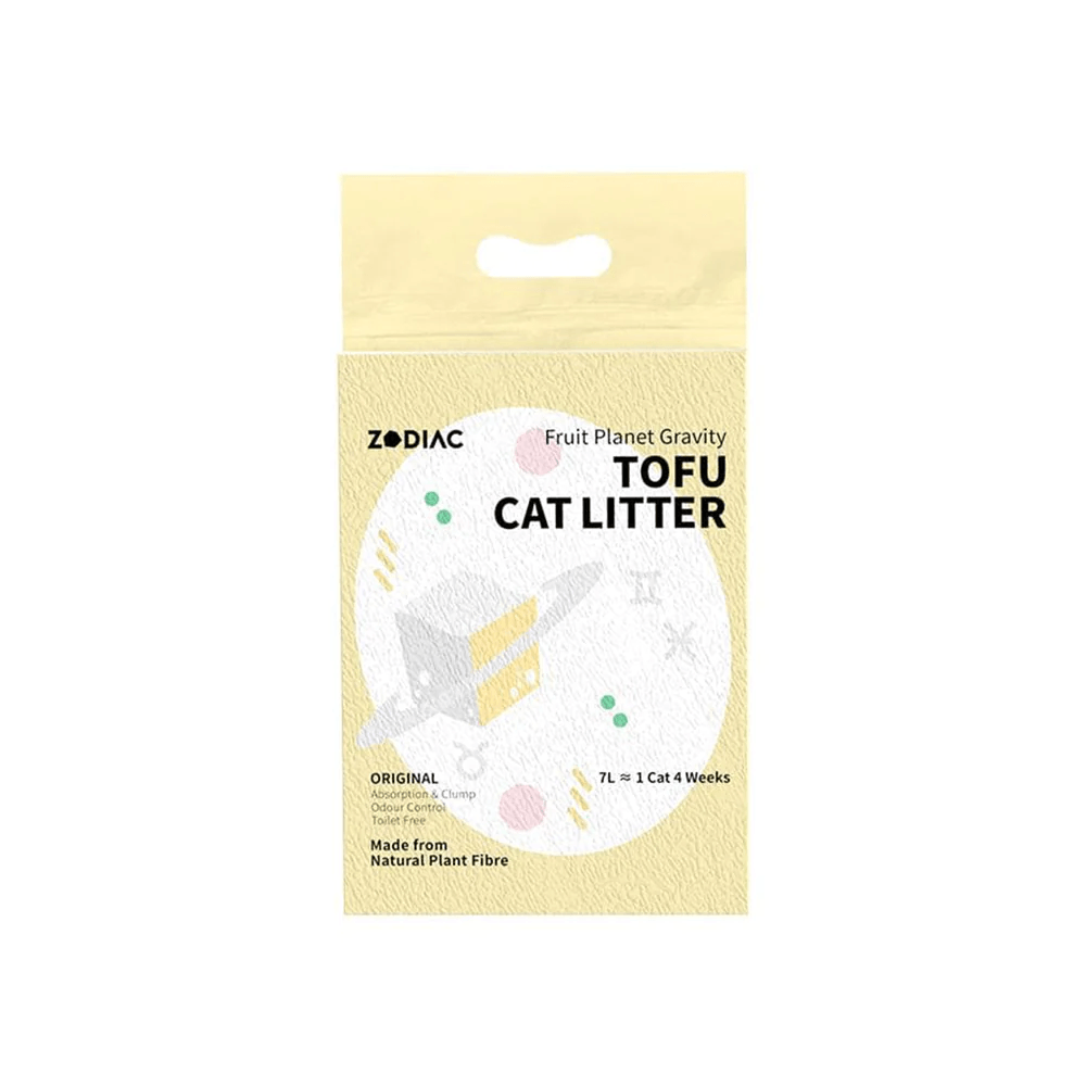 ZODIAC Original Fruity Tofu Cat Litter 4x2.5kg - Cat Factory Au