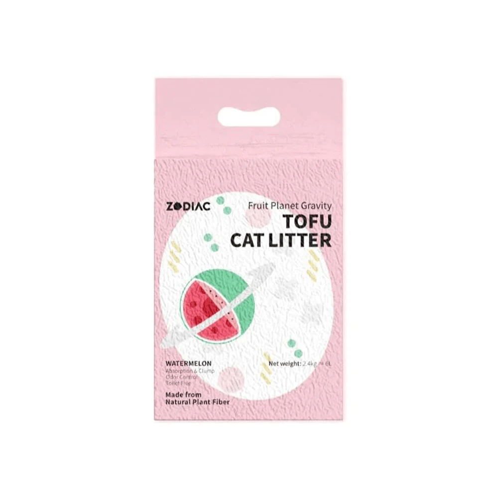 ZODIAC Watermelon Fruity Tofu Cat Litter 4x2.5kg - Cat Factory Au